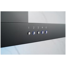 Omega 90cm Wall Canopy Rangehood Matt Black ORC90MB hero image