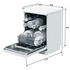 Euro Appliances Freestanding Dishwasher ED614BK  image NaN