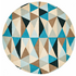 Rug Culture Matrix Small Turquoise Rug 120X120CM - MTX-901-TUR-120X120 image NaN