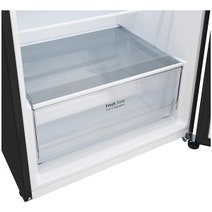 LG 395L Top Mount Refrigerator Matte Black GT-6MB hero image