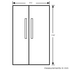 Westinghouse WSE6170SA 515L Side by Side Frost Free Fridge image NaN