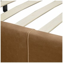 London Leather Richmond Queen Bed Base & Bedhead HCRCODBDQBCAM hero image