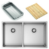 Artinox Radius 2V90 Sink with Accessory Pack ARTRAD2V90PK image NaN