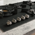 ASKO 90cm Natural Gas 5 Burner Cooktop with Fusion Volcano Burner Matte Black Ceramic Glass HG8954MGD1 image NaN