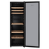LeCavist 168 Bottle Single Zone Wine Cabinet Stainless Steel LEK168PVX image NaN