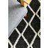 Rug Culture Huxley Extra Large Black & Off White Rug 320X230CM - HU-BLK-320230 image NaN