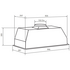 Glem Gas 85cm Black Stainless Steel Undermount Rangehood CK85UCFN image NaN