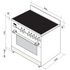 Artusi 90cm Electric Freestanding Oven Stainless Steel CAFC95X  image NaN