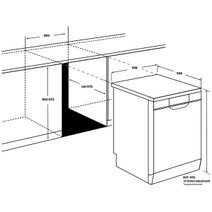Westinghouse 60cm Freestanding Sensor Wash Dishwasher Dark Stainless Steel WSF6608KXB hero image
