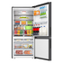 Hisense 500L PureFlat Bottom Mount Refrigerator with Non-plumbed Water Dispenser Dark Stainless Steel HRBM500TBW image NaN