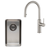 Titan Essentials 250mm Single Bowl Sink & Pull Out Gooseneck Kitchen Mixer Tap Package - Stainless Steel TSSSPK282 image NaN
