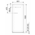 Smeg 270L 50's Retro Style Aesthetic Top Mount Fridge Cream FAB28RCR3AU image NaN