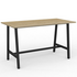 OLG Leaner Table 2100x900 New Oak Worktop with Black Frame OG_TRESTAB219B_NO image NaN