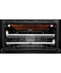 Fisher & Paykel 90cm Series 9 Classic Freestanding Induction Pyrolytic Oven Black OR90SCI6B1 hero image