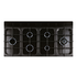 Falcon 110cm Classic Freestanding Natural Gas Oven/Stove Black and Chrome CLA110NGFBL-CH image NaN