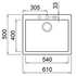 Artusi Granitek Series Single Bowl Sink AGS611W image NaN