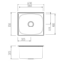 Oliveri 70L Single Inset Laundry Tub TI70LTH  image NaN