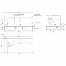 Kalona VAEROY Left Arm Facing Sofa with Upholstered Cover Pewter WS-208-01-VILA-27 hero image