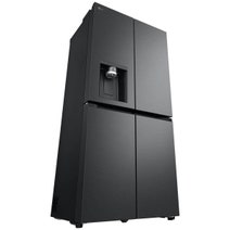 LG 506L French Door Fridge with Slim Non-Plumbed In-Door Ice and Water Dispenser Matte Black GF-LN500MBL hero image