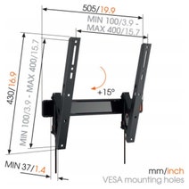 Vogel's WALL3215B Tilt TV Wall Mount For 32 To 55 Inch TVs hero image