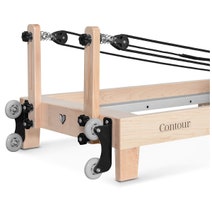 Lifespan Fitness Contour 2 Folding Wood Pilates Reformer Set Black LFRF-CONTFLD2 hero image