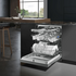 Hisense 60cm Freestanding Stainless Steel Dishwasher HSCM15FS image NaN