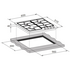 Brohn 60cm 4 Burner Natural Gas Stainless Steel Cooktop BRGC6001SS image NaN