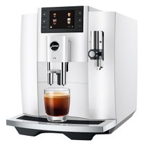 Jura E8 INTC Piano White Automatic Coffee Machine 15662 hero image