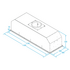 Whispair X3MD12S5.EP 120cm Monte Carlo Under Cupboard Rangehood with Remote External Motor image NaN