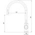 Oliveri Venice Pull Out Goose Neck Mixer Tap Chrome VE520FCR-P image NaN