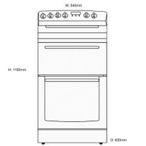 Westinghouse WLE537WA 54cm Freestanding Electric Oven/Stove hero image