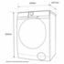 Electrolux 10kg/6kg Washer Dryer Combo EWW1042ADWA image NaN