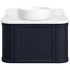 Turner Hastings Evara 75x53 Wall Hung Vanity with Real Marble Top To Suit Above Counter Basin Aegean Blue 1TH EV755-AB-1TH image NaN