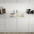 Blanco Adira 45S Single Bowl Sink with Left Hand Drainer Reversible Black 528129 image NaN