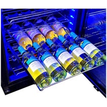 Schmick Upright Dual Zone Glass Door Wine Refrigerator Stainless Steel BD425D hero image