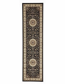 Rug Culture Sydney Large Black Ivory Rug 290X200CM - SYD-9-BI-290X200 hero image