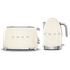 Smeg Temperature Control Kettle and Four Slice Toaster Breakfast Pack Cream KLF04CRAUTSF03CRAU image NaN