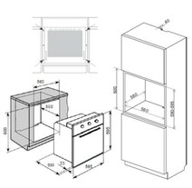 Brohn 60cm Electric 10 Function Oven and Gas Cooktop Pack BRCSG6001SS hero image