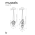 Bomma Mussels Pendant Light Cluster 12 pcs 8595610931865 image NaN