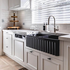 Turner Hastings Novi 85 X 46 Fine Fireclay Double Bowl Butler Sink Matte Black NO85FS-MB image NaN