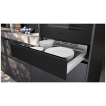 Siemens iQ700 14cm Multifunction Warming Drawer Matte Black BI910C1M1 hero image