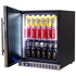 Schmick 89L Under Bench Heated Glass Black Bar Fridge SK86L-B-HD image NaN