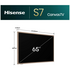 Hisense 65 Inch Canvas S7NAU 4K QLED Smart TV 65S7NAU [2024] image NaN
