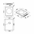 KitchenAid 38cm Domino Induction Cooktop KHYD1 38510 image NaN