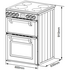 Belling 60cm Mini Richmond White Induction Freestanding Oven BMR60DOINDW image NaN