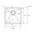 Arc SKT4SC Deluxe Single Bowl Sink image NaN