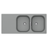 Abey WD200MC Schock Wembley Double Bowl Sink with Drainer image NaN
