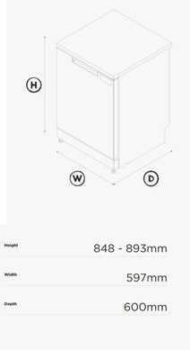 Fisher & Paykel Series 5 Contemporary Freestanding Dishwasher Stainless Steel DW60FC1X2 hero image