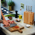 Furi Pro Wood 7 Piece Knife Block Set 41344 image NaN