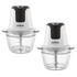 Sunbeam Glass Mini MultiChopper Two Pack White FCP1000WH-2PK image NaN